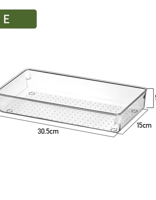 Load image into Gallery viewer, ClearNest Organizer – Transparent Anti-Scratch Drawer Storage Box for Cosmetics, Office &amp; Home
