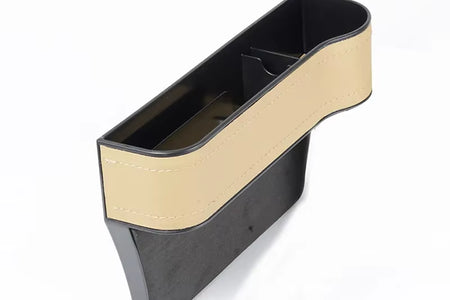 Luxpocket™ Leather Car Seat Gap Organizer – Declutter Your Drive in Style