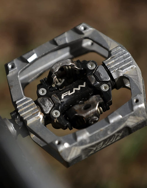 Load image into Gallery viewer, Ripper Mountain Bike Clipless Pedal Set, Rocker Clip Mechanism, SPD Compatible, 9/16-Inch Crmo Axle
