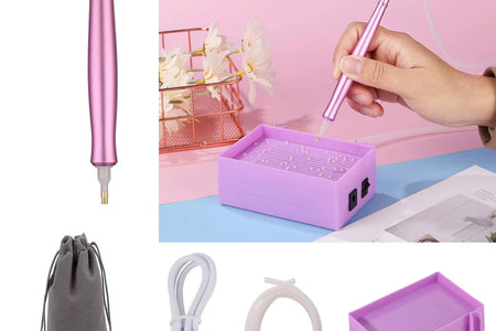 DIY Craft Electric Diamond Art Painting Pen Large Capacity Long-Lasting and Stable Vacuum Diamond Painting Pen Kits