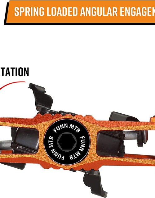 Load image into Gallery viewer, Ripper Mountain Bike Clipless Pedal Set, Rocker Clip Mechanism, SPD Compatible, 9/16-Inch Crmo Axle
